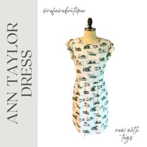 Ann Taylor Loft Print Dress